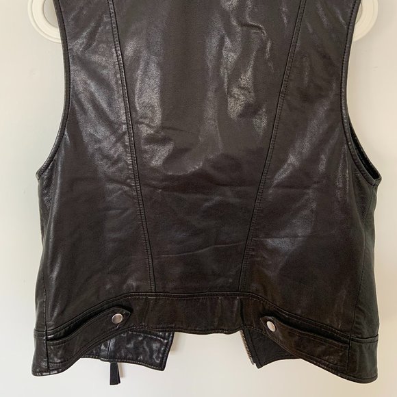 Mackage Leather Moto Vest - Picture 5 of 5